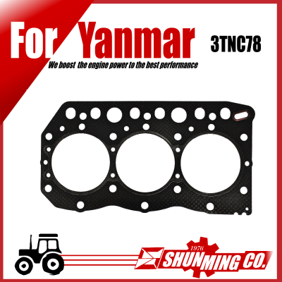 3TNC78 graphite head gasket for Yanmar diesel tractor engine replacement parts