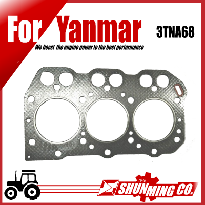 For Yanmar diesel excavator engine replacement parts 3TNA68 graphite head gasket